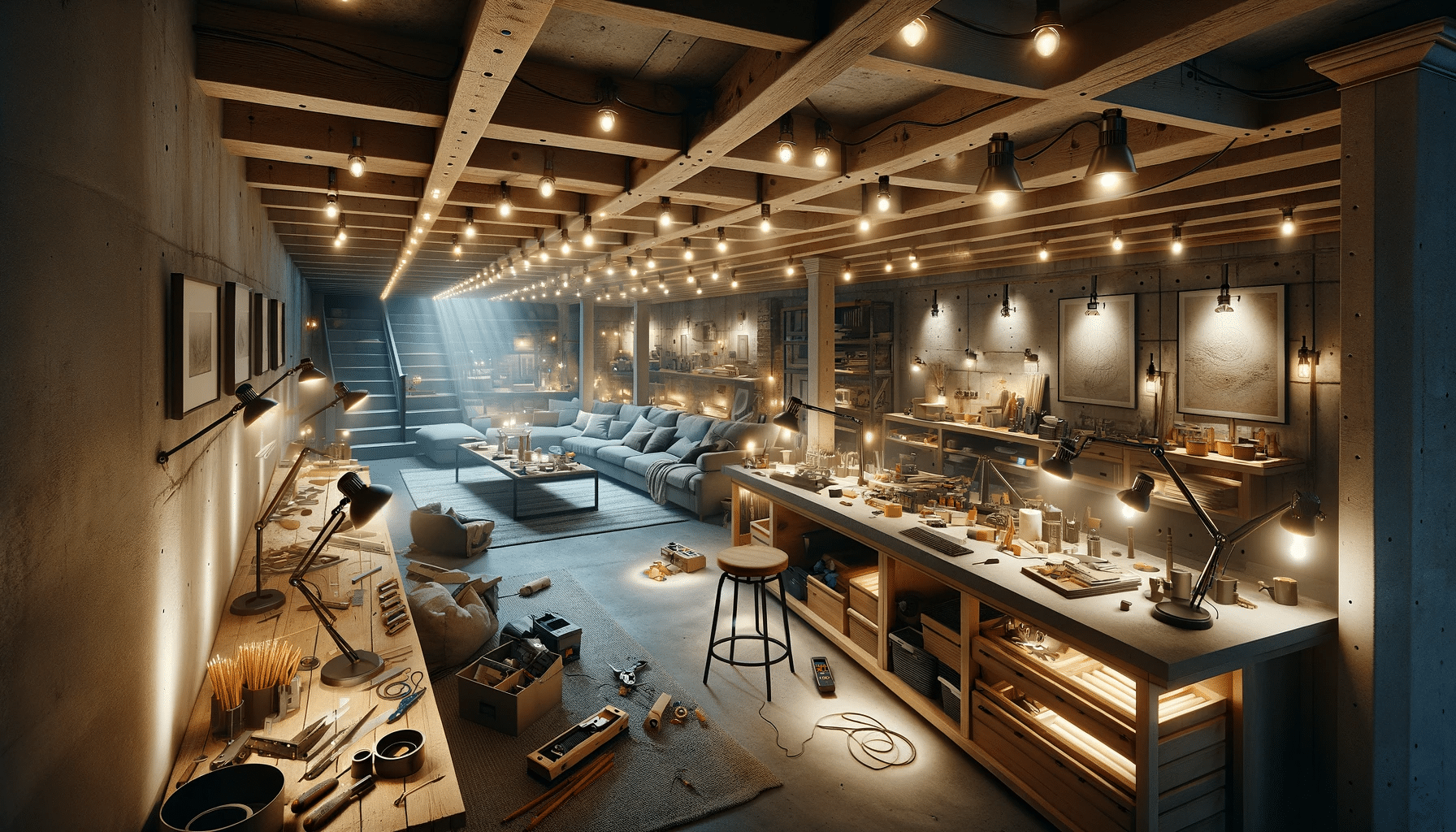 Unfinished Basement Requirements: How To Properly Remodel Into Livable  Space? - Volcano Builders, image size:1792x1024